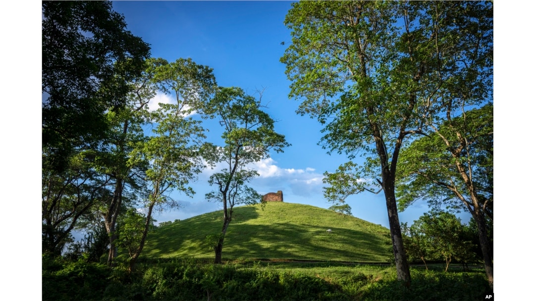 FILE - The Charaideo Moidam royal burial complex, built by northeast India's Ahom dynasty and photographed Sept. 27, 2022, has been inscribed as a new World Heritage Site, the United Nations' cultural agency said on July 26, 2024.