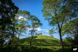 FILE - The Charaideo Moidam royal burial complex, built by northeast India's Ahom dynasty and photographed Sept. 27, 2022, has been inscribed as a new World Heritage Site, the United Nations' cultural agency said on July 26, 2024.