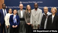 The honorees of the 2022 Annual Global Human Rights Defender Awards.