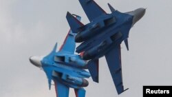 ရုရှားနိုင်ငံက Su-30 ဂျက်တိုက်လေယာဥ် (မှတ်တမ်းဓာတ်ပုံ)