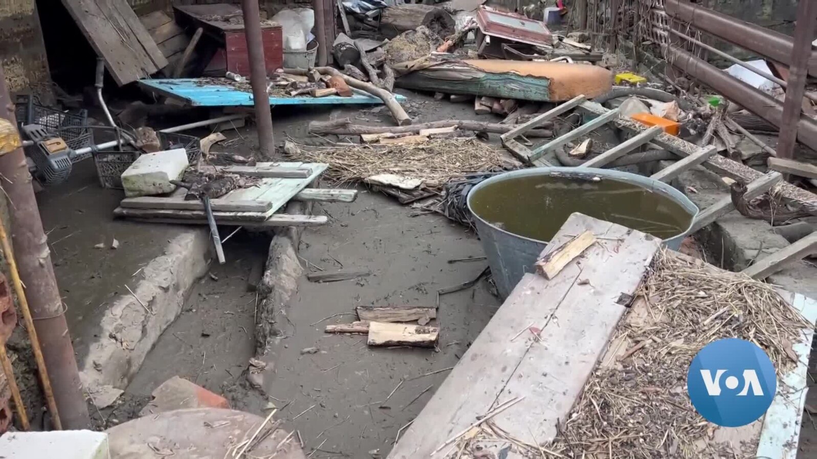 Mykolaiv Region Residents Deal with Flood Consequences 