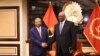 Presidente de Angola, João Lourenço, e Secretário da Defesa dos EUA, Lloyd Austin, Luanda, Angola 27 Setembro 2023 (Cortesia Embaixada dos EUA em Angola)