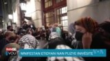 Lapolis Ozetazini Mete Plizyè Manifestan Inivèsite Anba Kòd