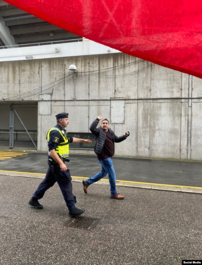 تهدید مخالفان از سوی یک طرفدار جمهوری اسلامی در گوتنبرگ، سوئد