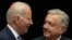 Foto Achiv: Prezidan Joe Biden ak Prezidan Meksik Andres Manuel Lopez Obrador. 