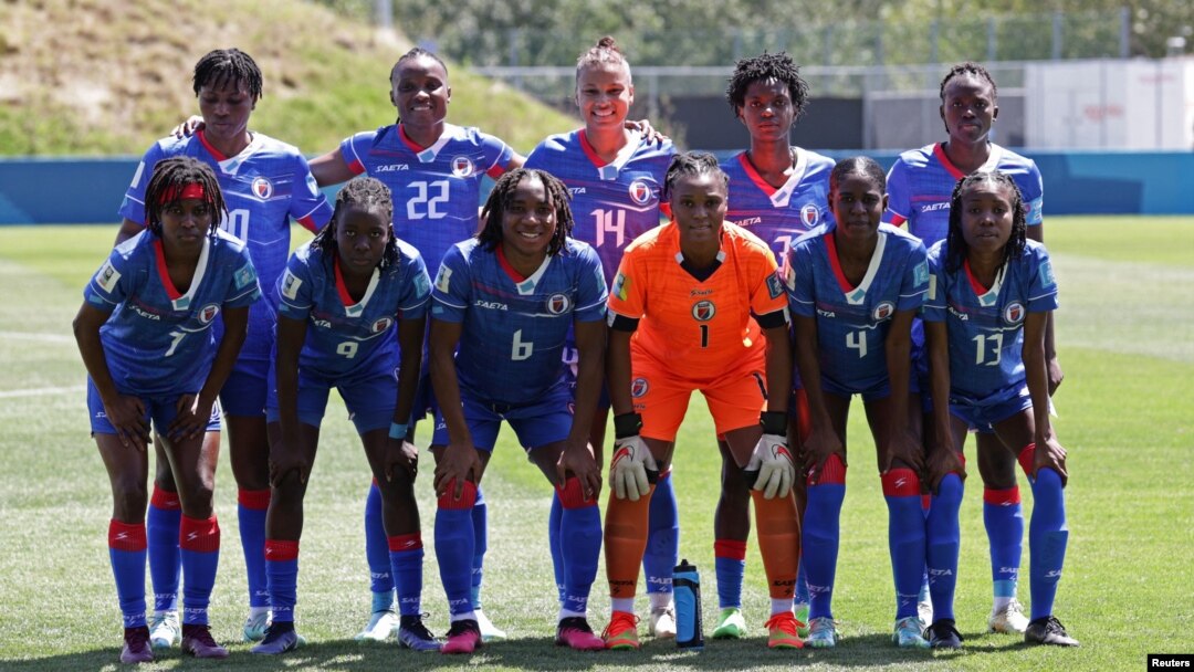Seleksyon Nasyonal Ayiti nan faz eliminatwa Kou di Mond Feminen an nan Auckland, La Nouvel Zeland, 18 Fevriye 2023. 