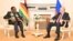 Umkhokheli wakwele Russia uMnu. Vladmir Putin loMongameli Emmerson Mnangagwa