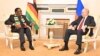 Mutungamiri wenyika, VaEmmerson Mnangagwa vaine mutungamiri weRussia, VaVladmir Putin.