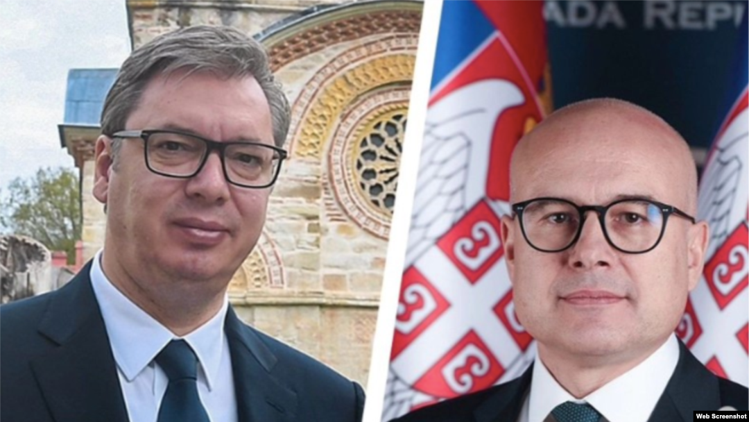 Predsednik Srbije Aleksandar Vučić i mandatar za sastav nove vlade Miloš Vučević (Foto: Instagram, buducnostsrbijeav)