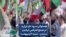 همخوانی سرود «ای ایران» در تجمع اعتراضی ایرانیان در لندن – شنبه ۹ اردیبهشت