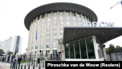 (FILE) The headquarters of the Organization for the Prohibition of Chemical Weapons (OPCW)