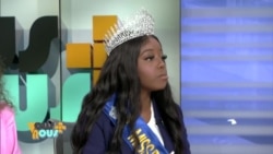 Joyce Kasiama, Miss Congo (RDC) 2023 na Etats-Unis ayanoli na VOA Lingala 