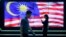 Bendera nasional berkibar di Kuala Lumpur, Malaysia, Senin, 21 November 2022. (Foto: AP)