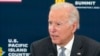 El presidente de EEUU, Joe Biden, habla duante una cumbre de EEUU y las islas del Pacífico en el Departamento de Estado el 29 de septiembre de 2022.