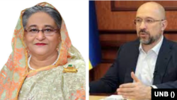 ইউক্রেনের প্রধানমন্ত্রী ডেনিস সেমিহালের সঙ্গে টেলিফোনে কথা বলেন, বাংলাদেশের প্রধানমন্ত্রী শেখ হাসিনা। ১৯ জুন, ২০২৩। 