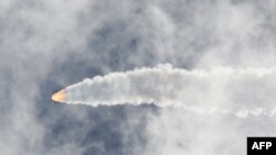 The United Launch Alliance (ULA) Atlas V rocket with Boeing&#39;s CST-100 Starliner spacecraft launches from Space Launch Complex 41 at Cape Canaveral Space Force Station in Florida.