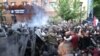 Kosovo, Zvecan, clashes between KFOR forces and demonstrators