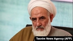 This undated handout picture released on April 26, 2023, by the Tasnim news agency shows Iranian Shiite cleric Ayatollah Abbas Ali Soleimani, a member of the Assembly of Experts that selects the country's supreme leader.