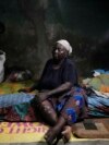 Funmilayo Kotun, 66-years-old, a malaria patient is photographed in her one room in Makoko neighbourhood of Lagos, Nigeria, April 20, 2024.