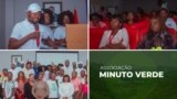 Rafael Lucas, pres. da Associação Ambiental Minuto Verde – Quercus Angola, participa de um evento da ONG dedicada à proteção do meio ambiente e ao desenvolvimento sustentável no país.