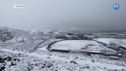 California’da Kar Yağışı