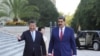 El presidente de China, Xi Jinping, y el presidente de Venezuela, Nicolás Maduro, participan en una ceremonia de bienvenida en el Gran Salón del Pueblo, en Beijing, China, el 13 de septiembre de 2023.
