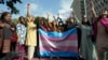 Members of Pakistan's transgender community takes part in a protest in Karachi, Pakistan, May 20, 2023. 