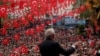 Kemal Kilicdaroglu, presidential candidate of Turkey's main opposition alliance, addresses his supporters during a rally ahead of the May 14 presidential and parliamentary elections, in Tekirdag, April 27, 2023.
