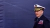 FILE - Komandan Angkatan Laut Taiwan Tang Hua menghadiri upacara pengiriman enam korvet kelas Tuo Chiang buatan Taiwan di sebuah pelabuhan di Yilan, Taiwan 26 Maret 2024.