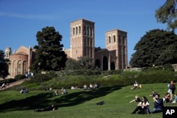 The UCLA campus on April 25, 2019. The University of California has launched an investigation into academics falsely claiming Native American identity. (AP Photo/Jae C. Hong)