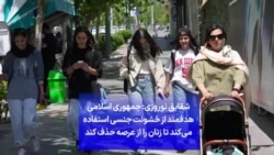 شقایق نوروزی: جمهوری اسلامی هدفمند از خشونت جنسی استفاده می‌کند تا زنان را از عرصه حذف کند