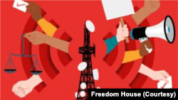 自由之家公布2023年网络自由（Freedom on the Net）报告。（2023年10月4日 图片来自自由之家网站）