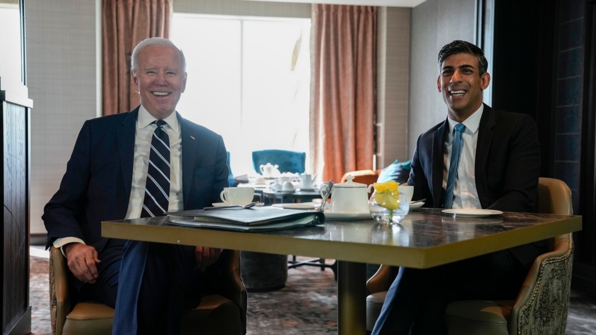 Rishi Sunak visits Washington - in pictures