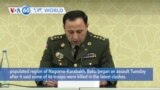 VOA60 World- Azerbaijan's Defense Ministry confirmed cease-fire agreement with ethnic Armenian forces in Nagorno-Karabakh