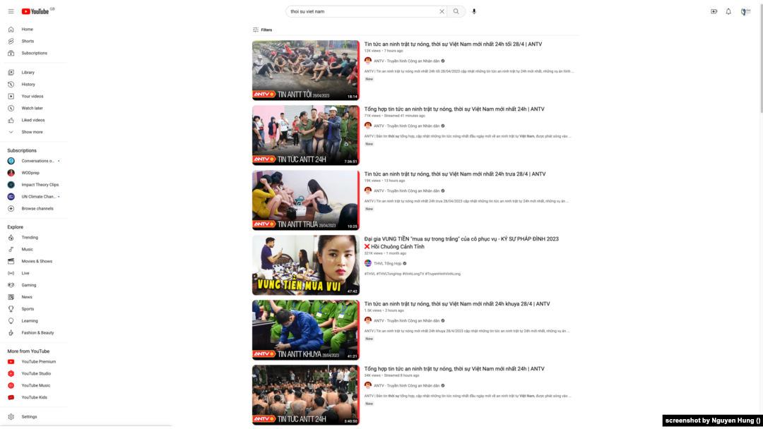youtube screenshot