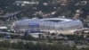 ARCHIVO: El Stade de Nice, en Niza, Francia, el sábado 16 de septiembre de 2023. El estadio albergará algunas competiciones de fútbol durante los Juegos Olímpicos de París 2024.