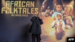 FILE— South-African filmaker, Gcobisa Yako, at a film premiere where five winning filmmakers are showcased in a competition entitled African Folktales, Reimagined to find some of Sub-Saharan Africa's up and coming filmmakers, in Nairobi, on March 29, 2023. 