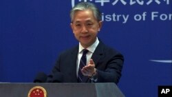 Juru bicara Kementerian Luar Negeri China Wang Wenbin 