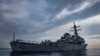 Kapal angkatan Laut AS USS Carney saay berlayar di Laut Tengah pada 23 Oktober 2018. (Foto: Mass Communication Spc. 1st Class Ryan U. Kledzik/U.S. Naval Forces Europe-Africa via AP)