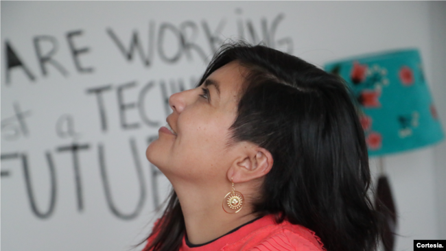 Violeta Ayala, cineasta boliviana y directora del film 'La Lucha'.