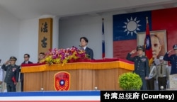 2024年6月16日，台湾总统赖清德主持黄埔军校建校100周年校庆活动。（照片来自台湾总统府网站）
