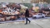 Нагадування про війну в Україні: американський митець створив мурал у Нью-Йорку. Відео