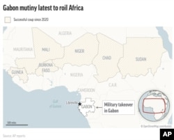 A military takeover in Gabon comes months after a coup in Niger. (AP Digital Embed)