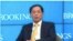 Ngoại trưởng Việt Nam Bùi Thanh Son phát biểu tại Viện Brookings hôm 26/3 năm 2024