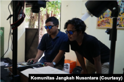 Proses digitalisasi naskah di Museum Wayang Beber Sekartaji. (Foto: Courtesy/Komunitas Jangkah Nusantara)