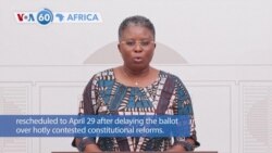 VOA60 Africa - Togo: Government says legislative elections rescheduled to April 29