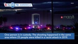 VOA60 America - One killed, three injured in El Paso mall shooting