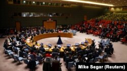 (FILE) A ministerial meeting of the United Nations Security Council