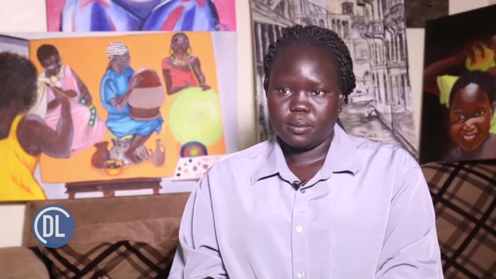 Msanii wa michoro ambaye ni mkimbizi kutoka Sudan azungumzia changamoto za kazi zao