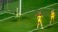 Sweden's goalkeeper Zecira Musovic, left, fails to save a goal scored by Spain's Salma Paralluelo during the Women's World Cup semifinal soccer match between Sweden and Spain at Eden Park in Auckland, New Zealand, Aug. 15, 2023. 